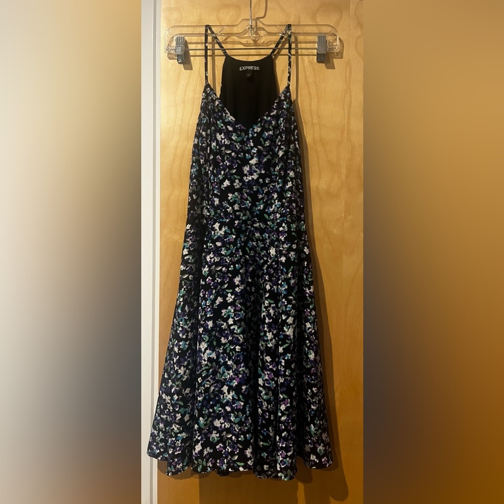 Floral size 4 mini dress